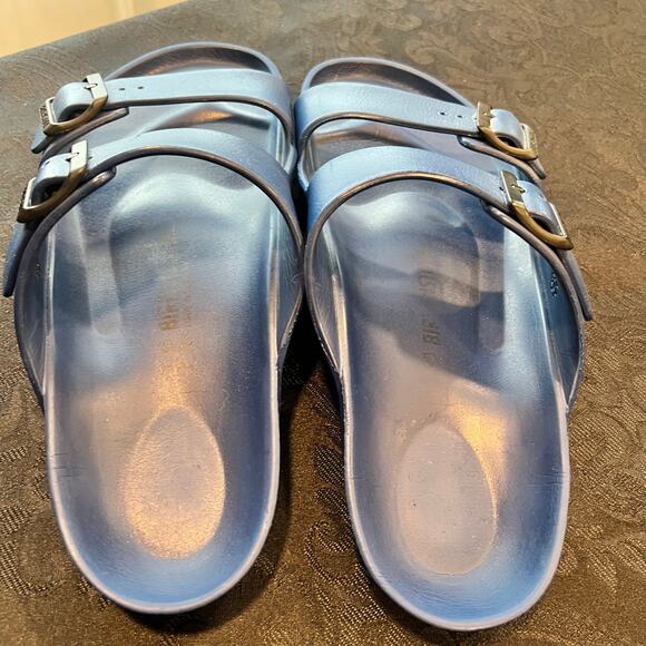Birkenstock navy sandals for men size 10 - Picture 4 of 9